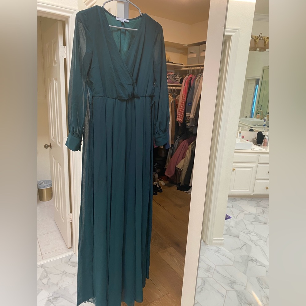 Baltic Born Evergreen floor length dress